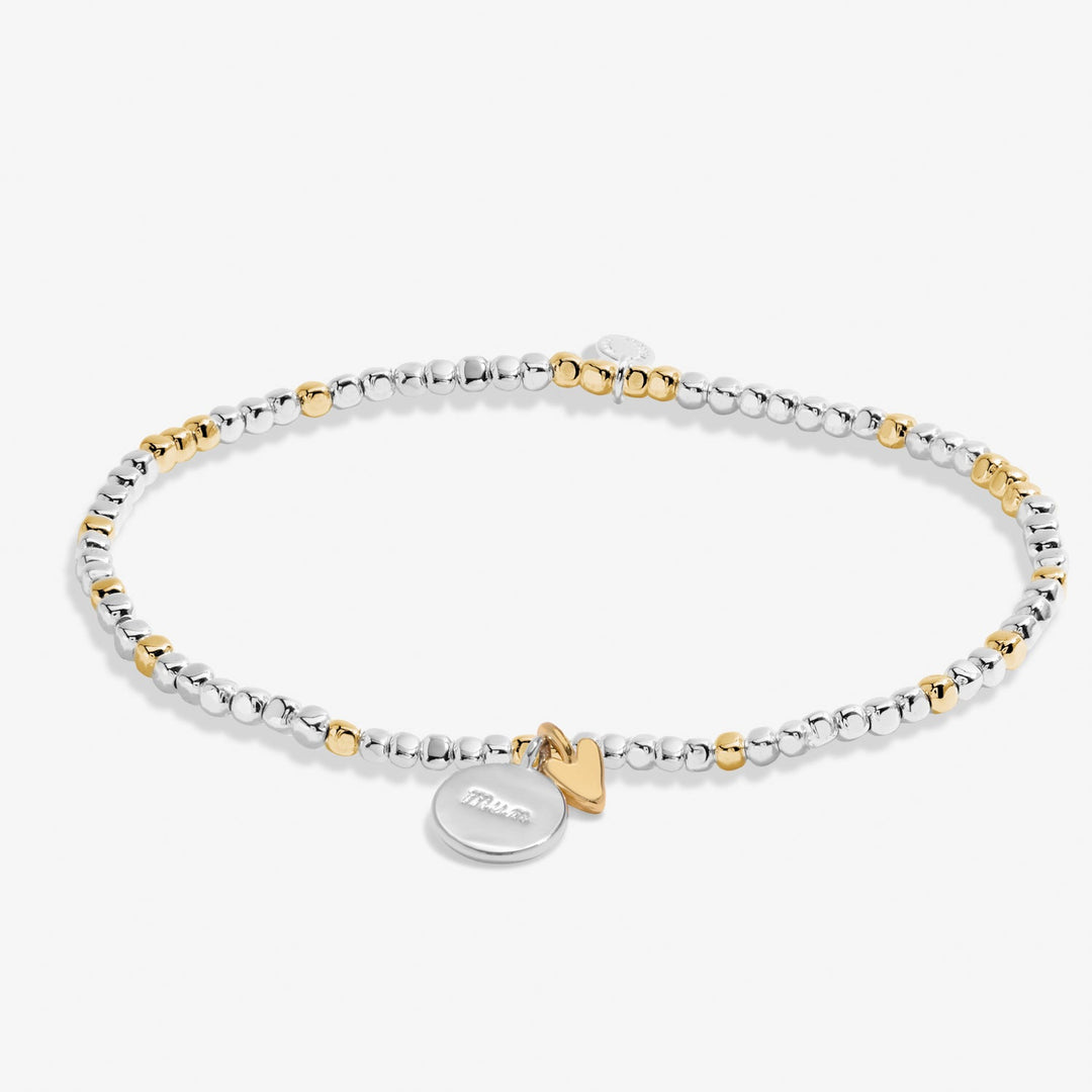 So Loved Mum Silver & Gold Plated Bracelet 8699Joma Jewellery8699