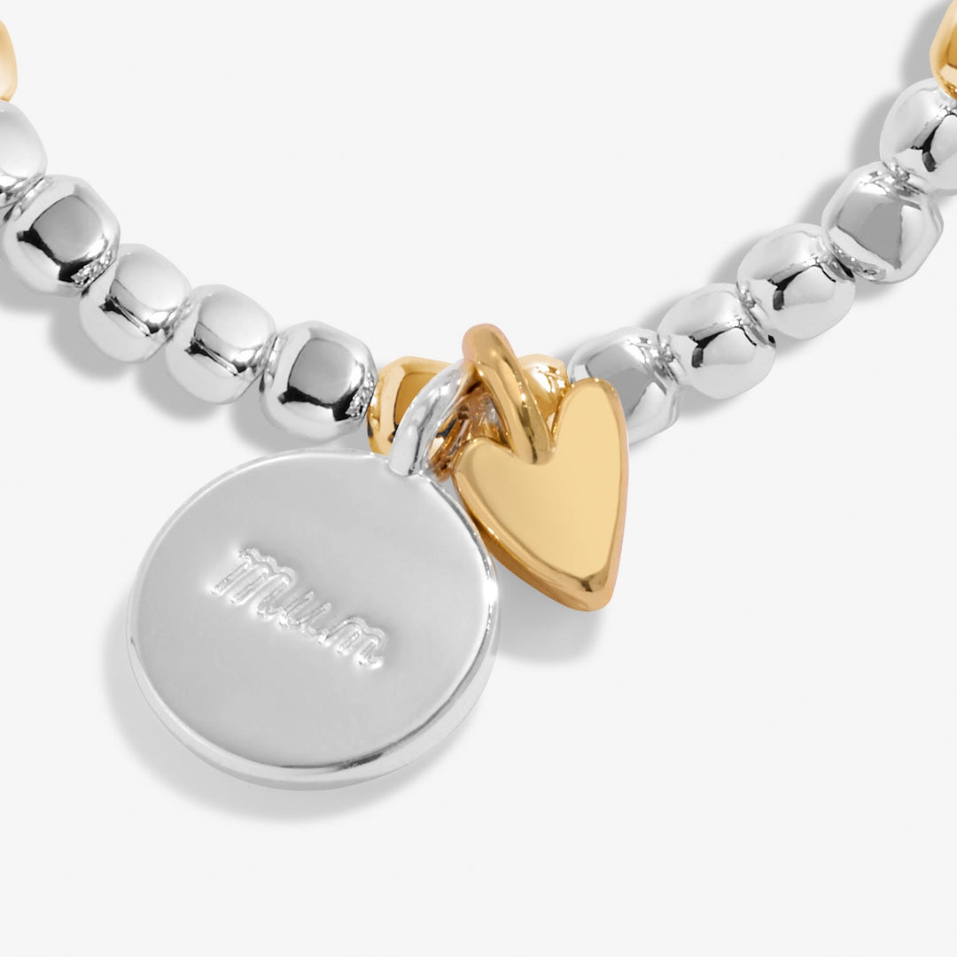 So Loved Mum Silver & Gold Plated Bracelet 8699Joma Jewellery8699