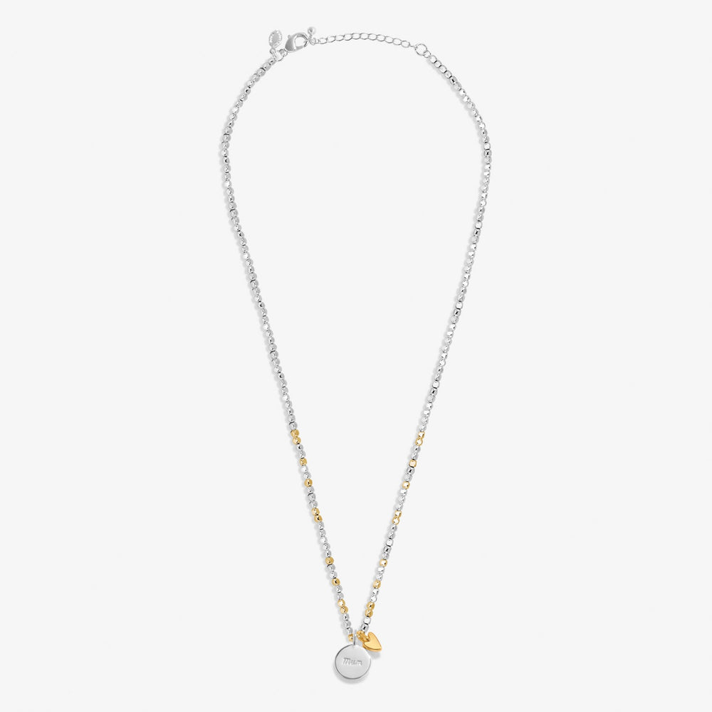 So Loved Mum Silver & Gold Plated Necklace 8702Joma Jewellery8702