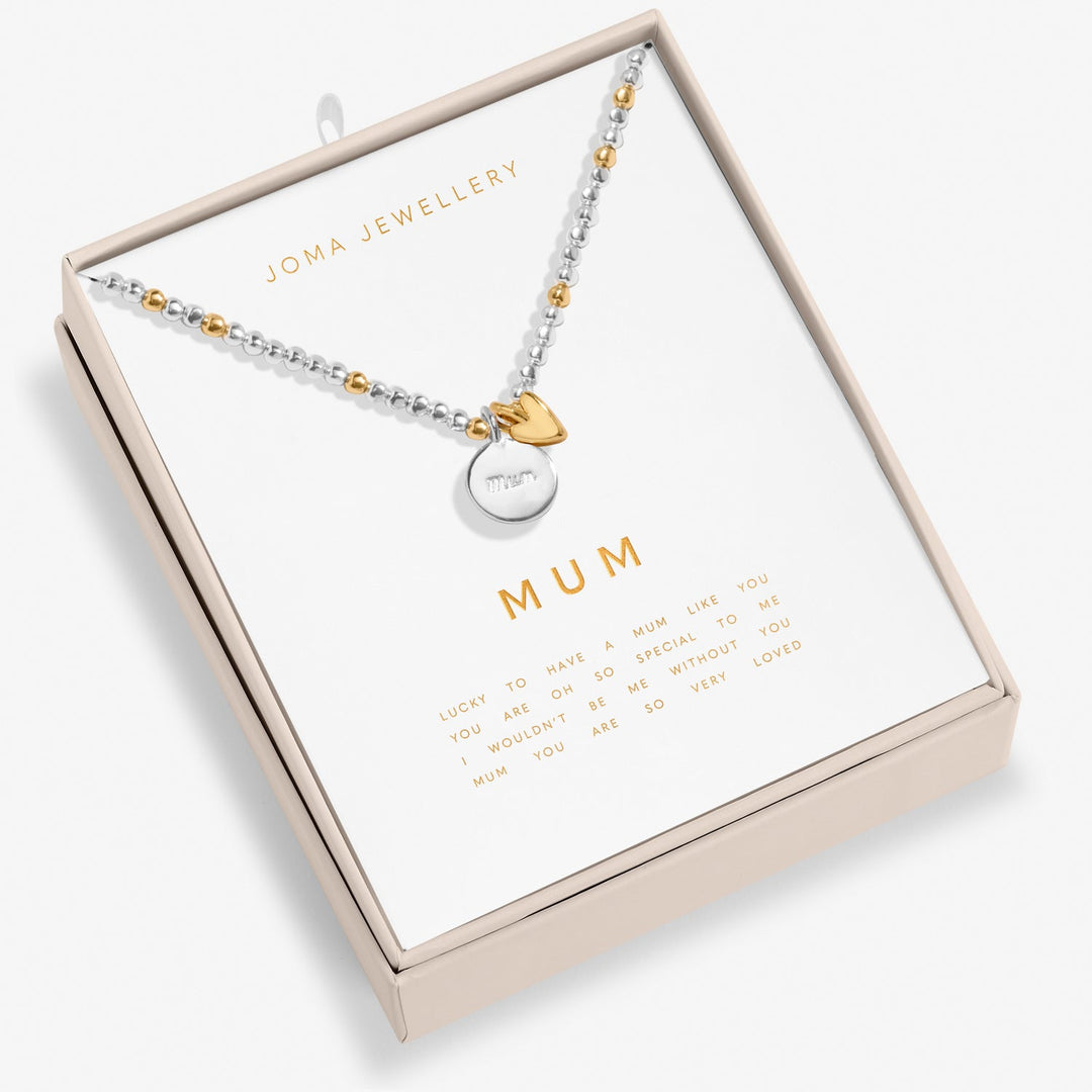 So Loved Mum Silver & Gold Plated Necklace 8702Joma Jewellery8702