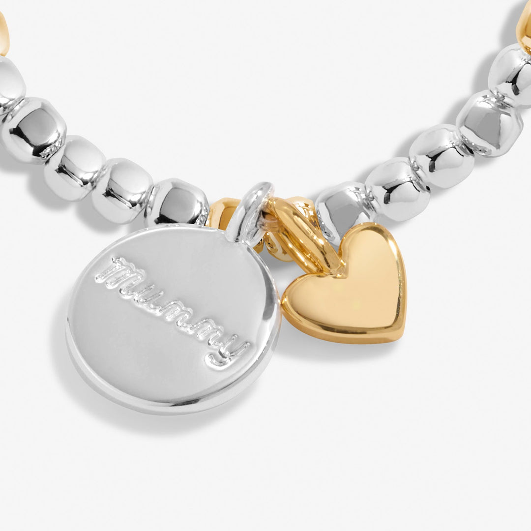 So Loved Mummy Silver & Gold Plated Bracelet 8700Joma Jewellery8700