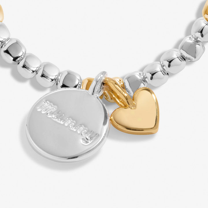 So Loved Mummy Silver & Gold Plated Bracelet 8700Joma Jewellery8700