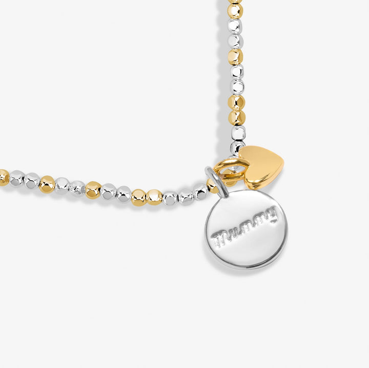 So Loved Mummy Silver & Gold Plated Necklace 8703Joma Jewellery8703