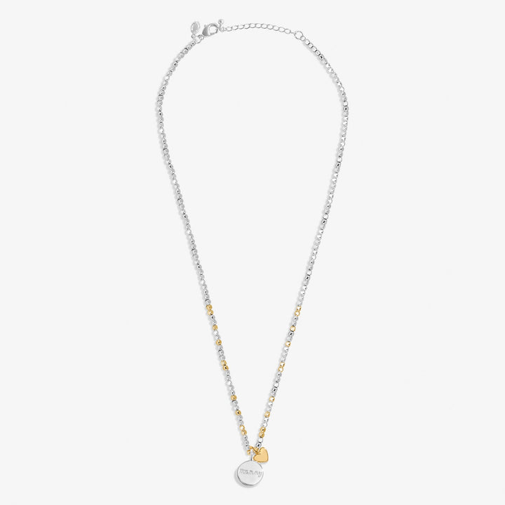 So Loved Mummy Silver & Gold Plated Necklace 8703Joma Jewellery8703