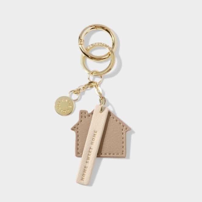 Soft Tan Chain Keyring 'Home Sweet Home' KLB3045Katie LoxtonKLB3045