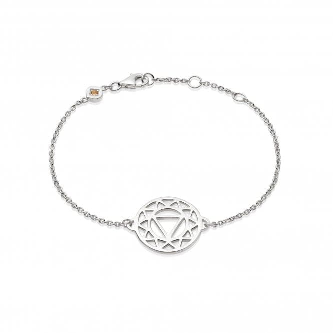 Solar Plexus Chakra Chain - Silver Bracelet CHKBR1010DaisyCHKBR1010