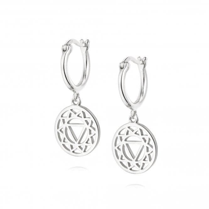 Solar Plexus Chakra Drop Silver Earrings ECHK1003DaisyECHK1003