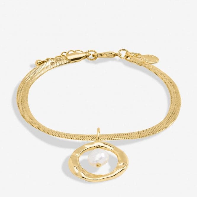 Solaria Baroque Pearl Gold Plated Pendant 18cm + 3cm Bracelet 7155Joma Jewellery7155
