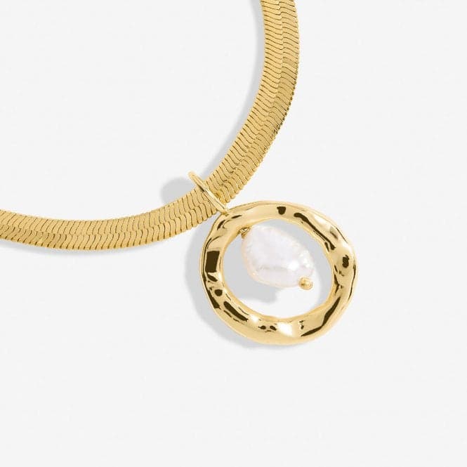 Solaria Baroque Pearl Gold Plated Pendant 46cm + 5cm Necklace 7154Joma Jewellery7154