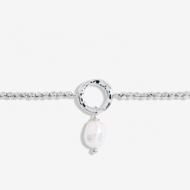 Solaria Baroque Pearl Silver Plated Loop 17.5cm Bracelet 7167Joma Jewellery7167