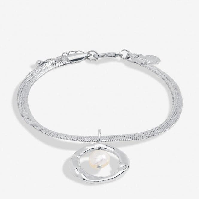 Solaria Baroque Pearl Silver Plated Pendant 18cm + 3cm Bracelet 7145Joma Jewellery7145