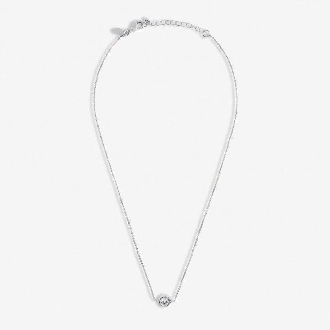 Solaria Zirconia Silver Plated 40cm + 5cm Necklace 7169Joma Jewellery7169