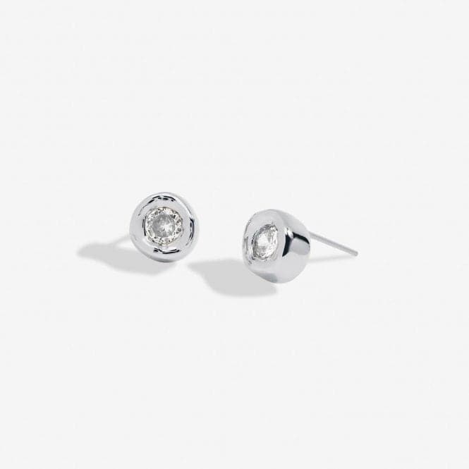 Solaria Zirconia Silver Plated Stud Earrings 7171Joma Jewellery7171