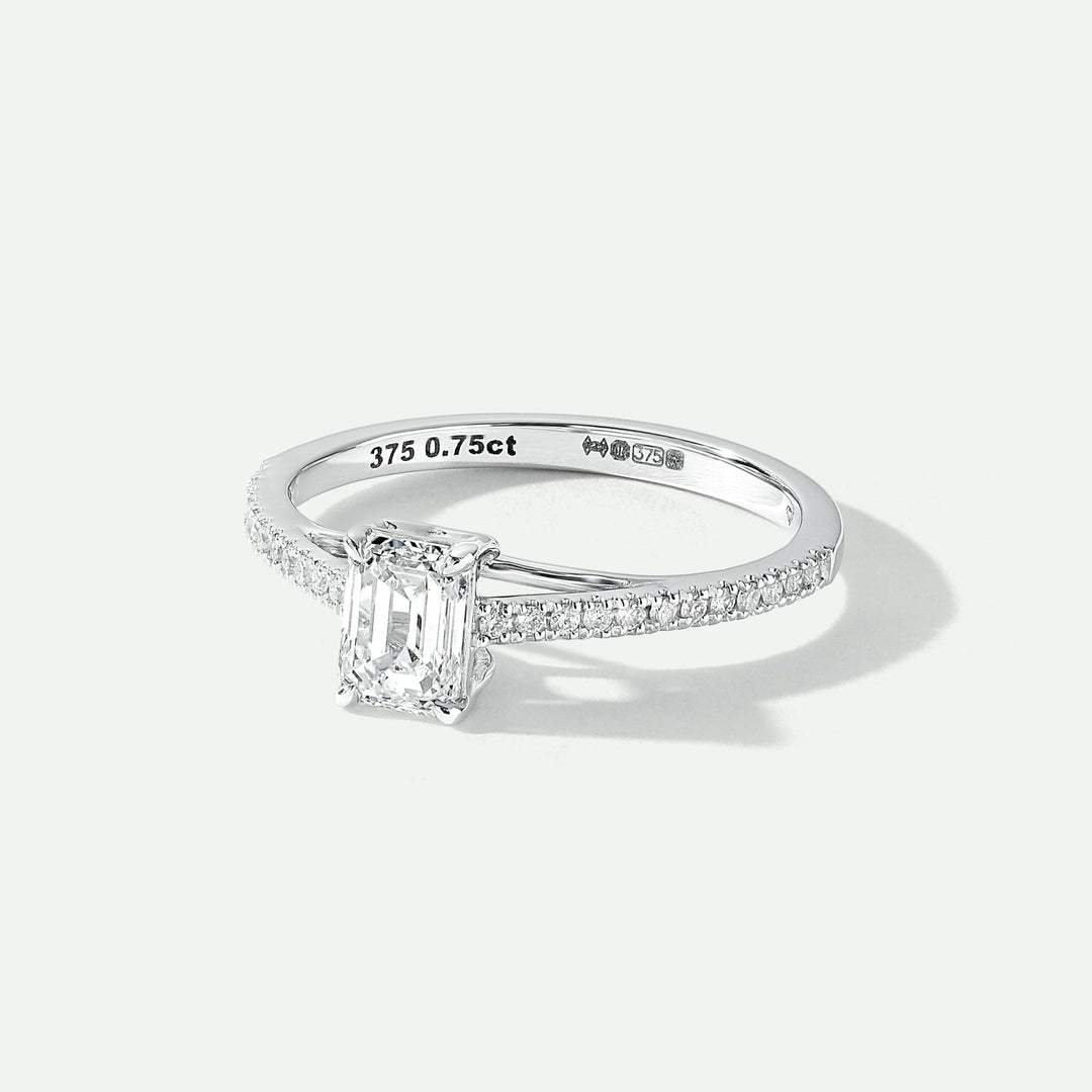 Sophia | 9ct White Gold 0.75ct tw Lab Grown Diamond RingCreated BrillianceBA0071359 - O