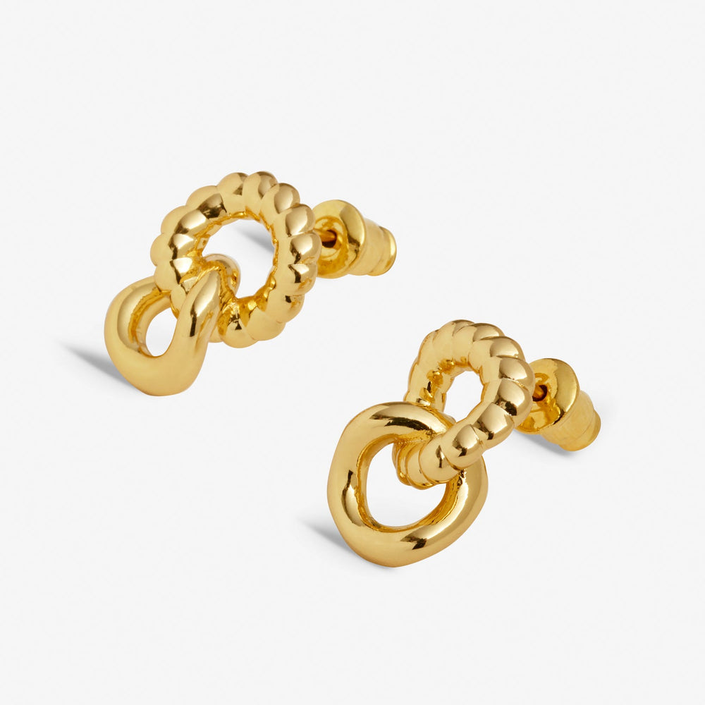 Soul Shine Linked Ring Gold Plated Earrings 8479Joma Jewellery8479