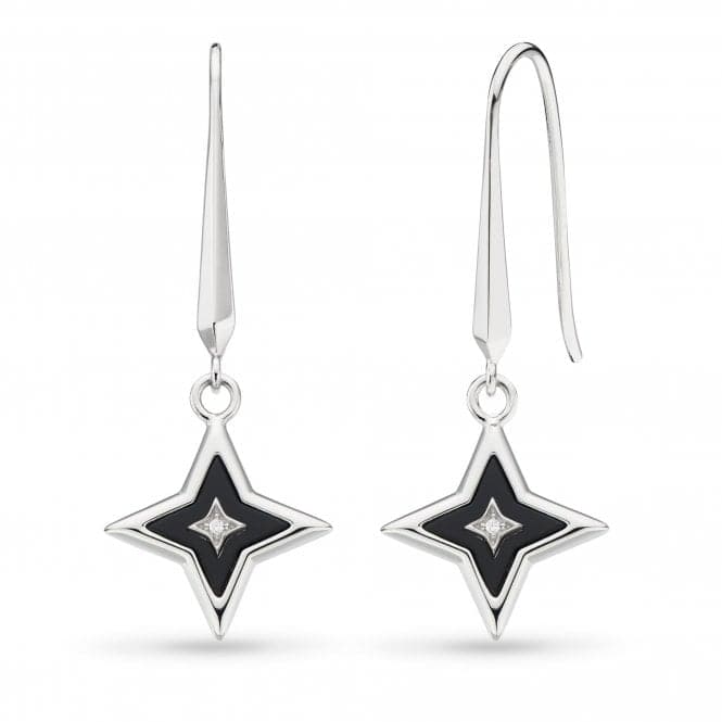 Special Edition Empire Astoria Glitz Onyx Zirconia Star Drop Earrings 50415ONCKit Heath50415ONC