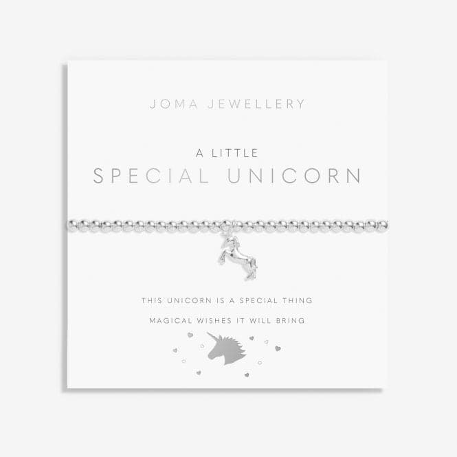 Special Unicorn Silver 15.5cm Stretch Bracelet C708Joma JewelleryC708