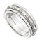 Spinner Ring with Zirconia Ring R3772CBeginningsR3772C 56