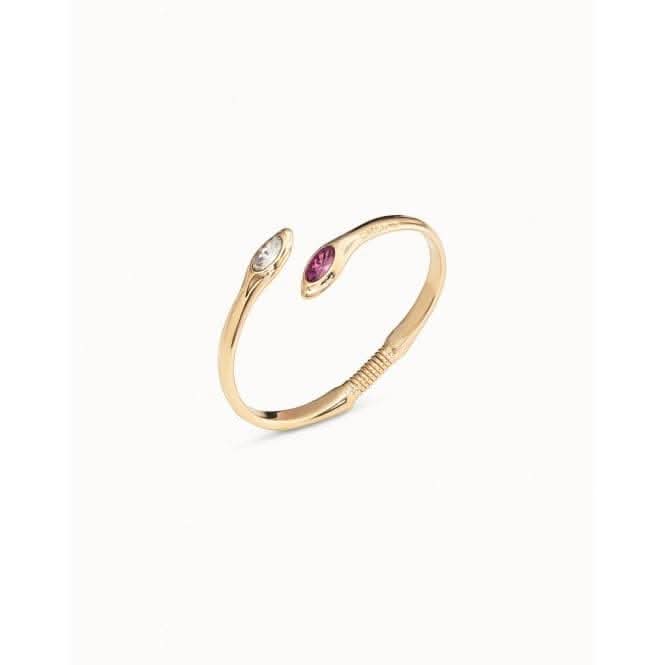 Spring Multicolor Metal Faceted Crystal BraceletUNOde50PUL2257MCLORO0M