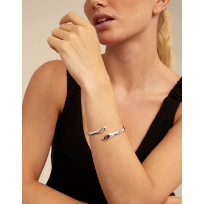 Spring Multicolor Metal Faceted Crystal BraceletUNOde50PUL2257MCLMTL0M