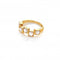 Square Stepped MOP Ring DR267Hot Diamonds x GemstonesDR267/XS