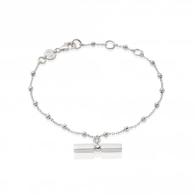 Stacked T Bar Sterling Silver Bracelet BRB8002_SLVDaisyBRB8002_SLV