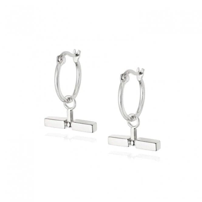 Stacked T Bar Sterling Silver Earrings EB8010_SLVDaisyEB8010_SLV