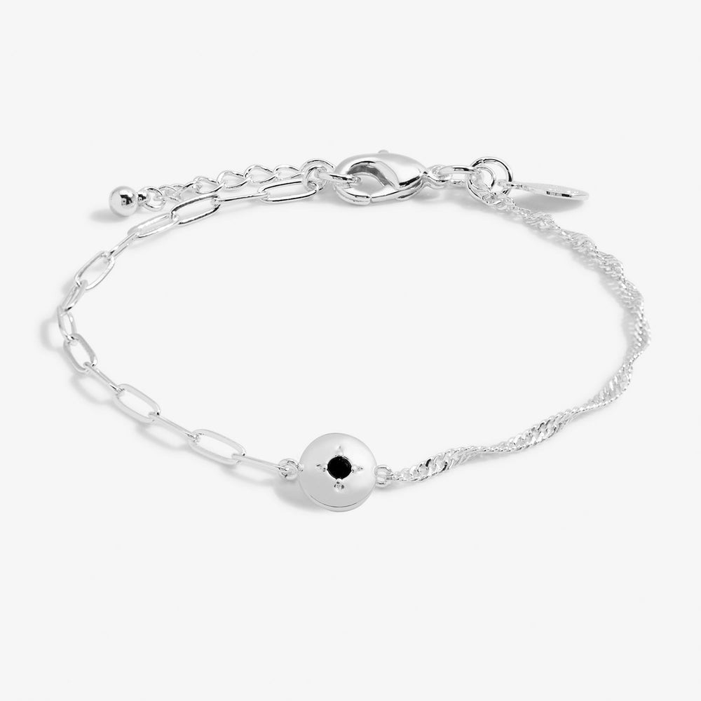 Stacks Of Style Set Of 2 s Silver Gem Silver Plated Bracelet 7825Joma Jewellery7825