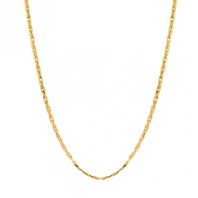 Stainless Steel 61cm Cardano Gold Plated Chain Necklace N4565Fred BennettN4565