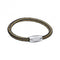 Stainless Steel Black And Yellow Gold Plated Wire Bracelet B5450Fred BennettB5450