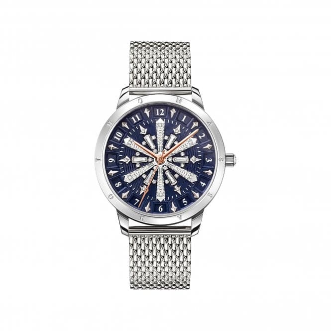 Stainless Steel Blue Snowflakes In 3D optics Watch WA0390 - 201 - 209Thomas Sabo WatchesWA0390 - 201 - 209