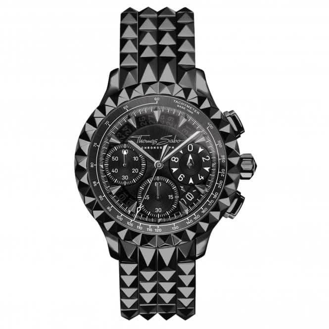 Stainless Steel Dial Black Statement Mens Watch WA0359 - 202 - 203Thomas Sabo WatchesWA0359 - 202 - 203