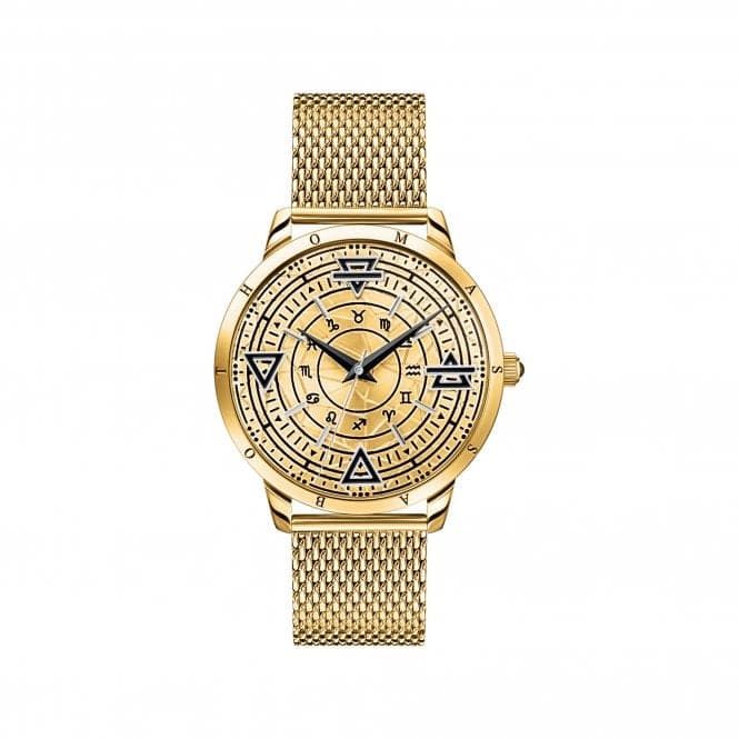 Stainless Steel Dial Gold - Coloured Elements Of Nature Mens Watch WA0388 - 264 - 207Thomas Sabo WatchesWA0388 - 264 - 207