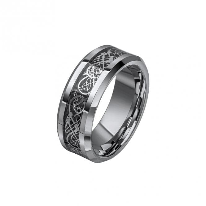 Stainless Steel Tungsten Filigree Ring R3863Fred BennettR3863 58