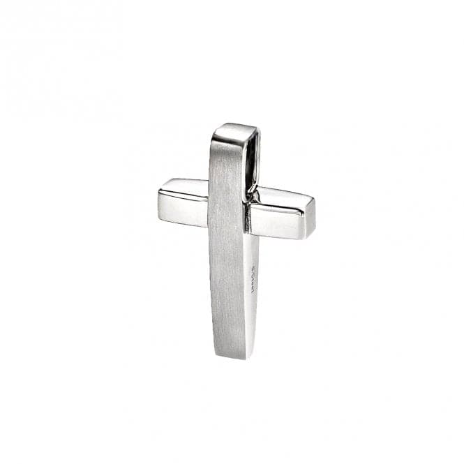 Stainless Steel Two Tone Cross Pendant P2542XFred BennettP2542X