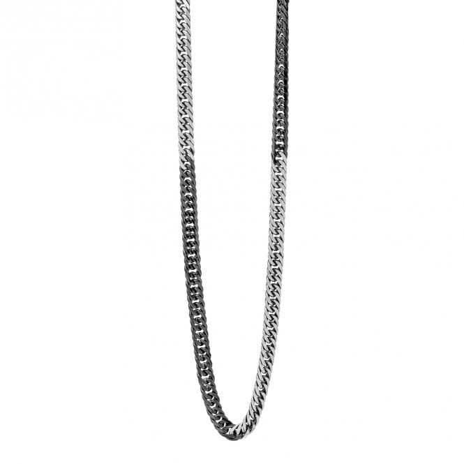 Stainless Steel Two Tone Foxtail Necklace N4582Fred BennettN4582