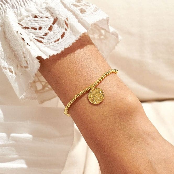 Star Sign A Little Capricorn Gold Plated 17.5cm Stretch Bracelet 6800Joma Jewellery6800