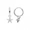 Starfish 13mm Sleeper Hoop Earrings 6374HPDew6374HP