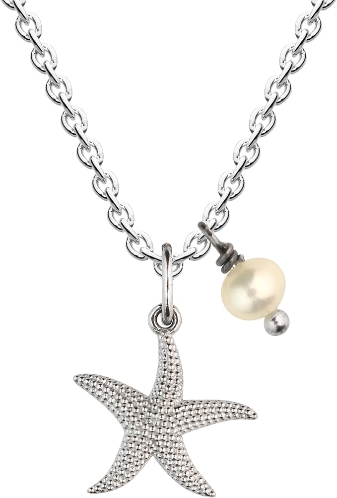 Starfish Freshwater Pearl 18" Necklace 96831HPDew96831HP