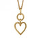 Statement Open Heart Gold Plated Pendant P5243BeginningsP5243