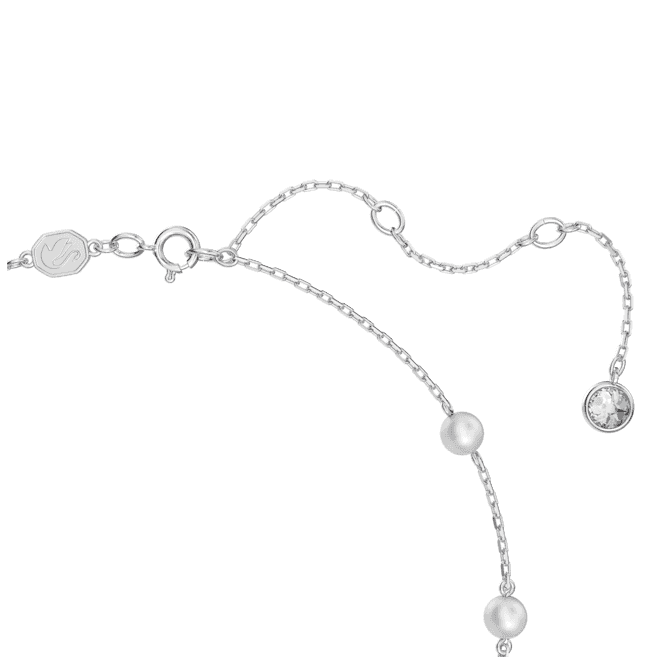 Stella Crystal Pearls Star White Rhodium Plated Necklace 5645379Swarovski5645379