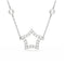 Stella Crystal Pearls Star White Rhodium Plated Necklace 5645379Swarovski5645379