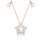 Stella Crystal Pearls Star White Rose Gold - tone Plated Necklace 5645382Swarovski5645382