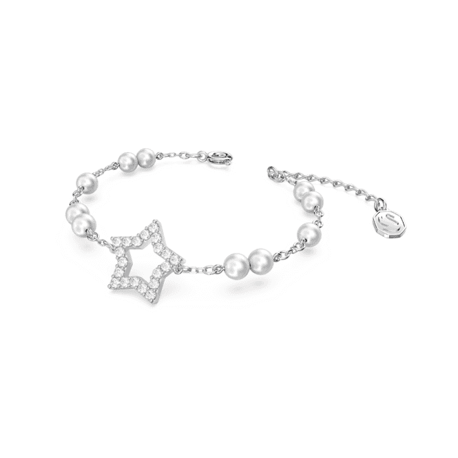 Stella Crystal Star White Rhodium Plated Bracelet 5645385Swarovski5645385
