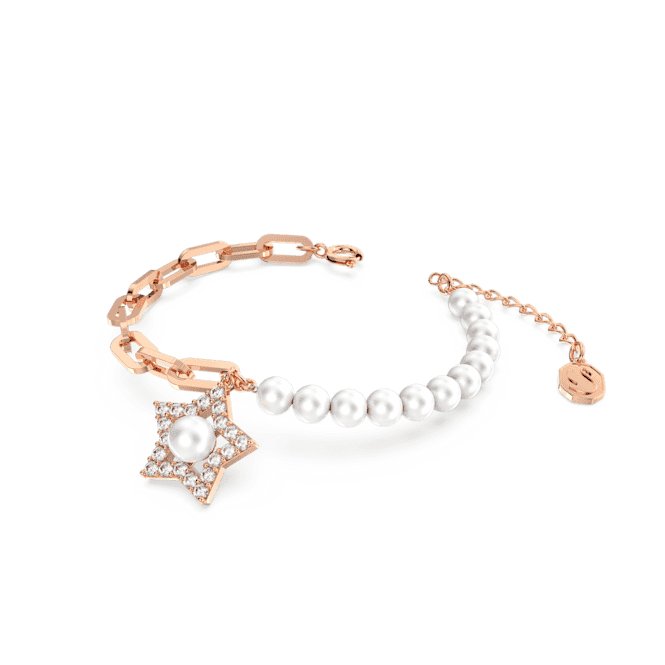 Stella Crystal Star White Rose Gold - tone Plated Bracelet 5645461Swarovski5645461