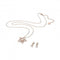 Stella Crystal White Rose Gold - tone Jewellery Set 5622730Swarovski5622730