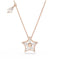 Stella Kite Cut Star White Rose Gold - tone Plated Pendant 5645463Swarovski5645463