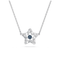 Stella Star Blue Rhodium Plated Pendant 5639186Swarovski5639186
