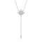 Stella White Rhodium Plated Pendant 5652003Swarovski5652003