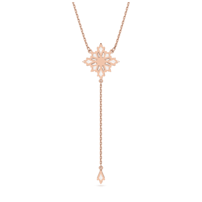 Stella Y Kite Cut Star White Rose Gold - tone Plated Necklace 5645383Swarovski5645383